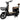 Bicicleta Electrica Luz Led Scooter 50 Km/h 3 Velocidades Color Café - Centurfit