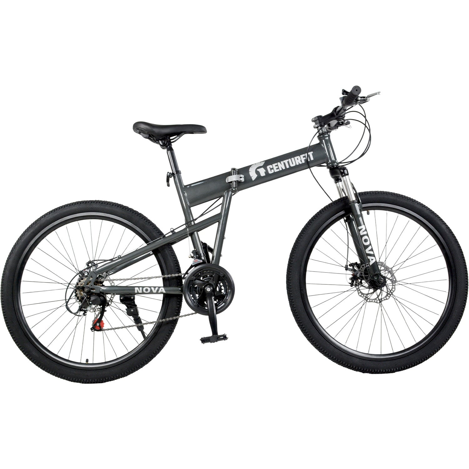 Bicicleta Plegable De Montaña R26 21 Vel Freno De Disco Negro