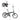 Bicicleta Vintage Plegable R20 Negra - Centurfit