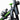 Bicicleta Fija 10kg Spinning Verde y Negro - Centurfit