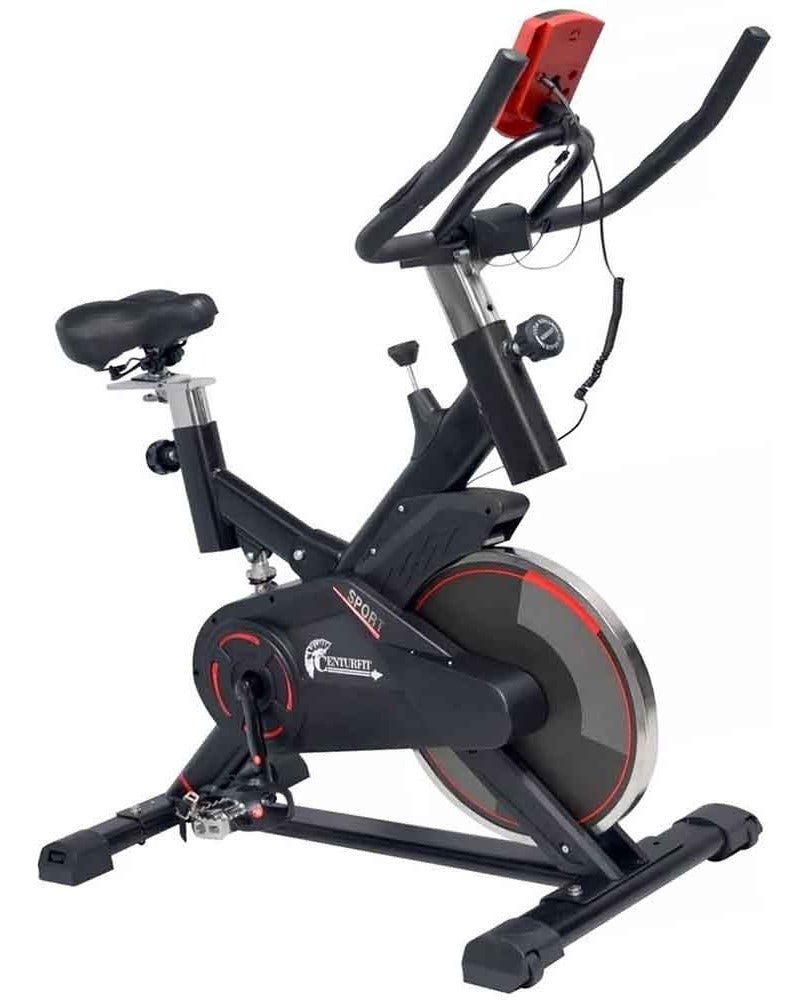 CENTURFIT Bicicleta Fija 6 kg Bicicleta Spinning Rueda 6 Kg Excelente  Calidad Bicicleta Estacionaria Ajustable Bicicleta Estatica Pantalla  Bicicleta Fija para Ejercicio : : Deportes y Aire Libre