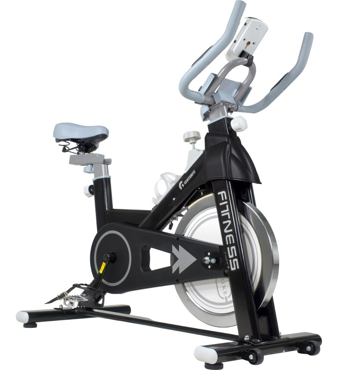 Bicicleta Spinning Fija Centurfit 6 kg Negra