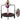 Trampolin Brincolin Plegable Fitness 40 Aerobico Barra Color Rojo - Centurfit