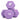 Par Mancuernas Pesa Neopreno 5 Kg Hierro Antideslizante Violeta