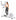 Eliptica Magnetica Bicicleta Fija Cardio 8 Niv Resistencia Blanco