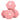 Par Mancuernas Neopreno Nucleo Hierro Agarre Suave Comodo Rosa