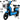 Bicicleta Electrica Canasta Scooter 55 Km/h 3 Velocidades Azul